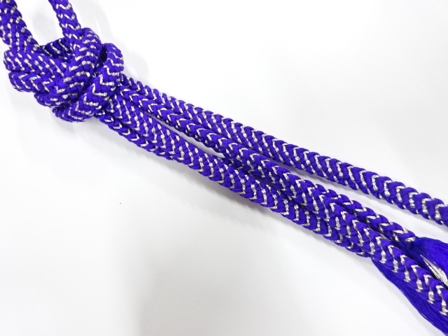 正絹　手組帯締め